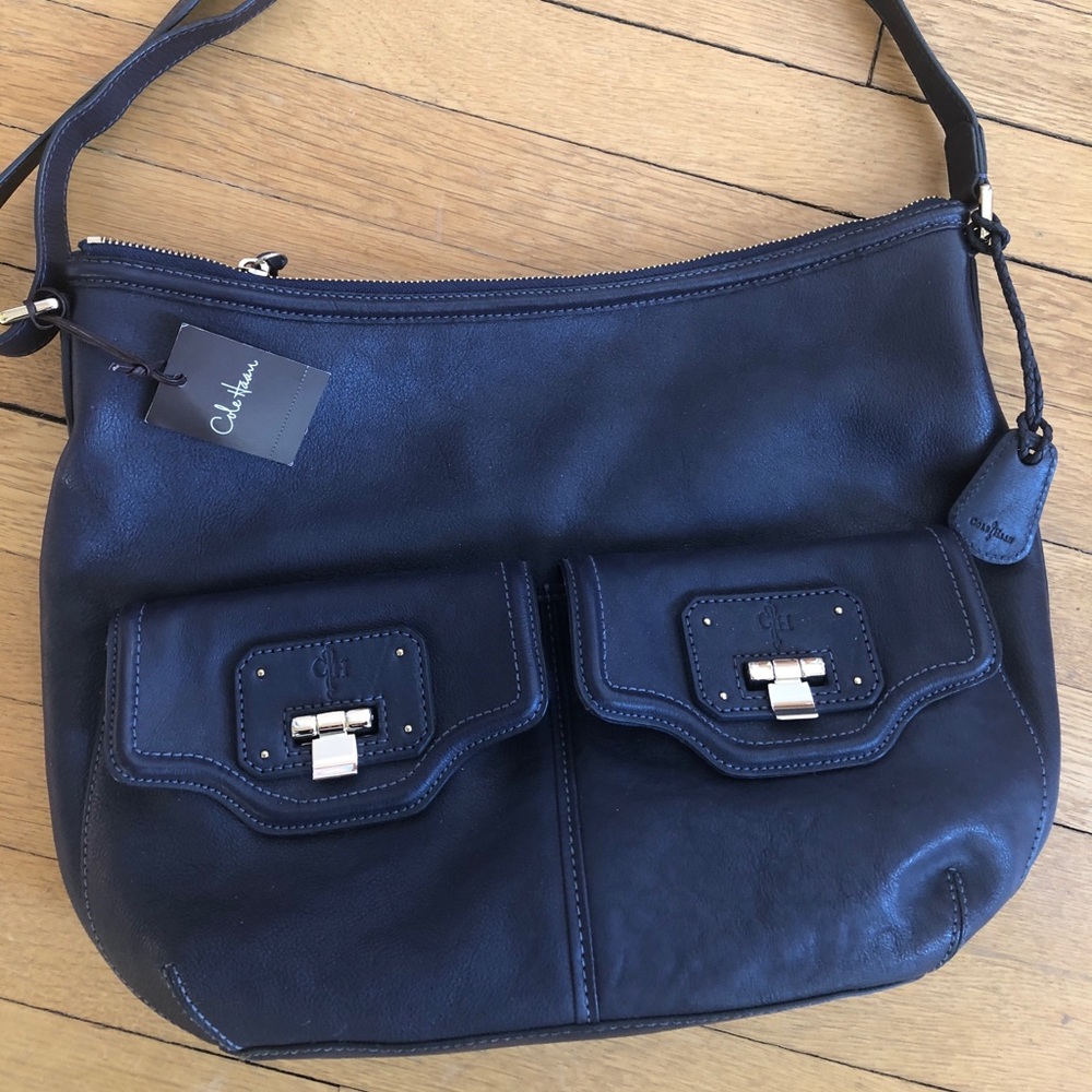 Brand New Cole Haan Leather Shoulder Bag